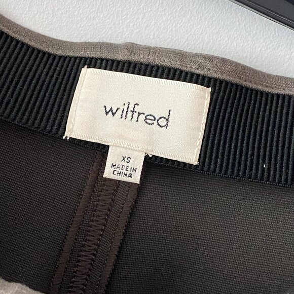 Aritzia Wilfred High Waist Stretch Mauve Grey Pencil Skirt XS - Picture 3 of 7